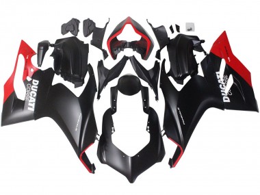 Carénages Moto Ducati Panigale V2 2020-2024 - Rouge Noir Mat Corse