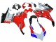 Carénages Moto Ducati Panigale V4 V4S 2018-2019 - Blanc Argent Rouge Noir Brillant