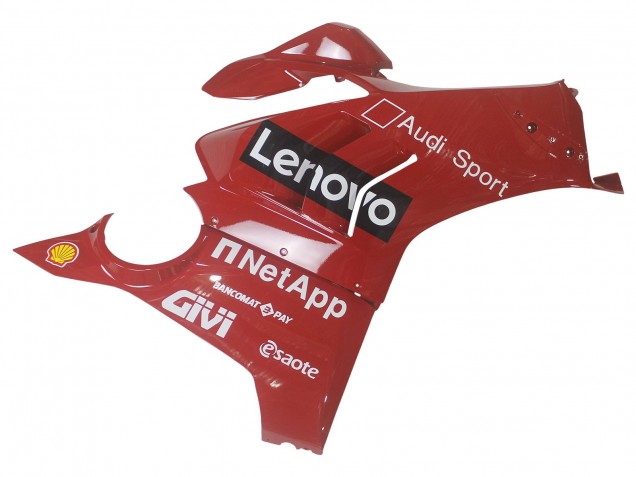 Carénage Moto Ducati Panigale V4 V4S 2020-2021 - Rouge Noir Brillant Lenovo 117