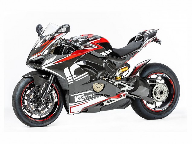 Carénages Moto Ducati Panigale V4 V4S 2018-2019 - Rouge Noir Gris Aruba 45