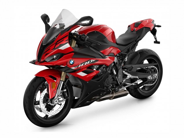 Carénages Moto BMW S1000RR 2023-2024 - Rouge Noir Mat