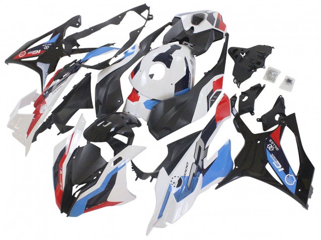 Carénages Moto BMW S1000RR 2023-2024 - Blanc Bleu Rouge Noir Mat