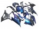 Carénages Moto BMW S1000RR 2019-2022 - Pente Bleu Violet Fibre de Carbone Forgée