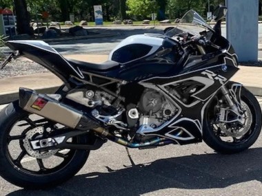Carénages Moto BMW S1000RR 2019-2022 - Noir Blanc