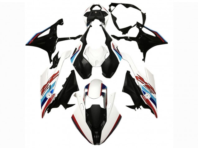 Carénage Moto BMW S1000RR 2019-2022 - Noir Blanc Bleu