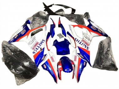 Carénages Moto BMW S1000RR 2019-2022 - Bleu Rouge Blanc Smiths