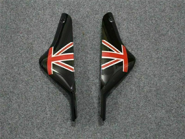 Carénages Moto Kawasaki ZX6R 2000-2002 - Blanc Rouge Jaune Vert Noir Brillant Étoile EuroBet