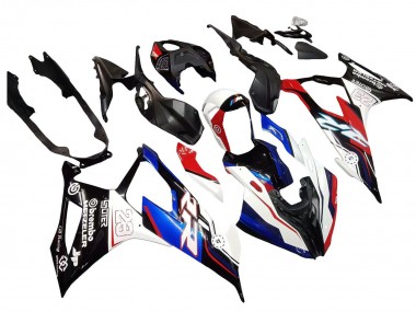 Carénages Moto BMW S1000RR 2019-2022 - Bleu Rouge Blanc 23