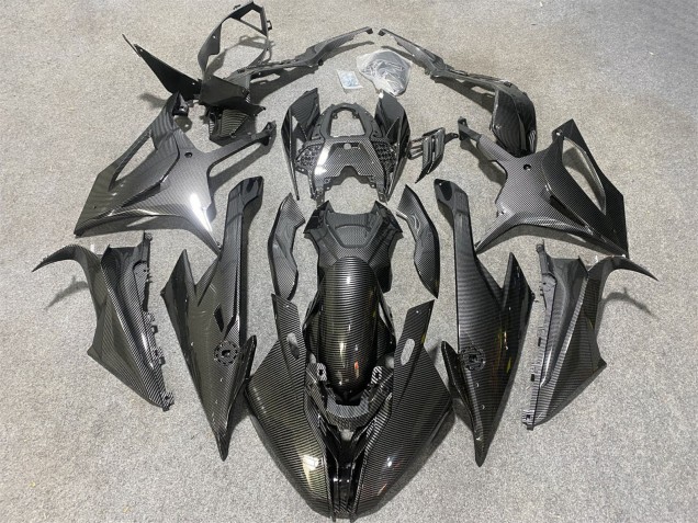 Carénages Moto BMW S1000RR 2019-2022 - Noir Fibre de Carbone