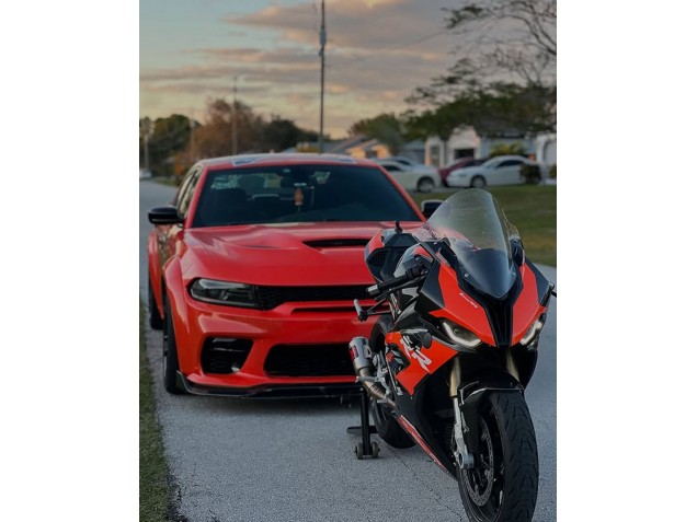 Carénages Moto BMW S1000RR 2019-2022 - Rouge Noir