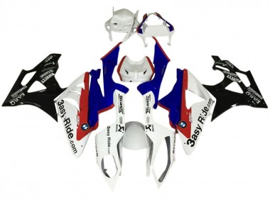 Kit Carénages Moto BMW S1000RR 2017-2018 - Blanc Bleu Rouge Noir Brillant