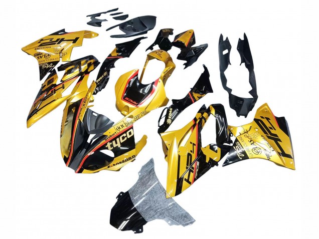Carénages Moto BMW S1000RR 2017-2018 - Or Noir Tyco
