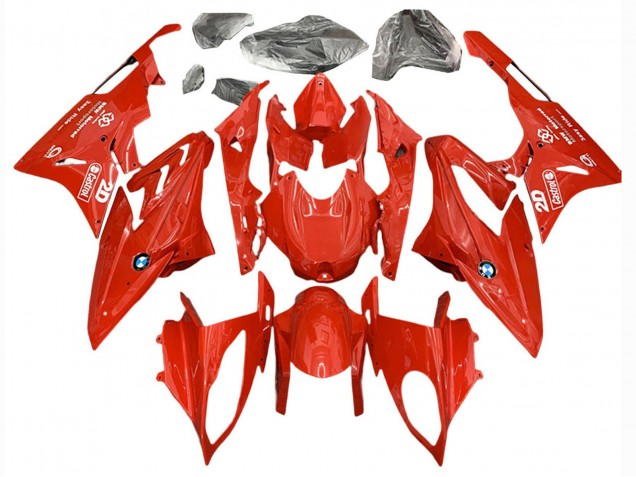 Carénages Moto BMW S1000RR 2017-2018 - Rouge Castrol