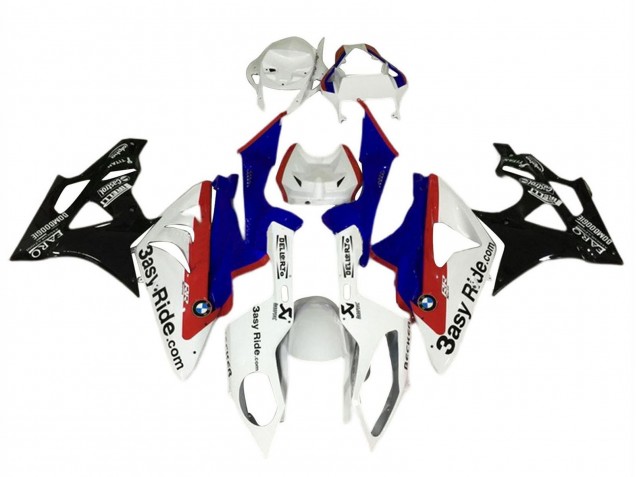 Carénage Moto BMW S1000RR 2015-2016 - Blanc Rouge Bleu Noir Brillant