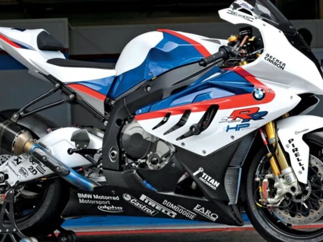 Carénages ABS BMW S1000RR 2009-2014 - Blanc Rouge Bleu Noir Brillant