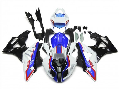 Carénages Moto BMW S1000RR 2009-2014 - Blanc Rouge Bleu Noir Brillant Fibre de Carbone RR