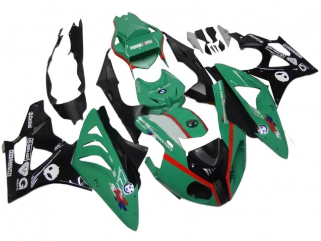 Carénages Moto BMW S1000RR 2009-2014 - Vert Rouge Noir