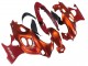 Carénages Moto Suzuki GSX600F/GSX750F 2004-2006 - Burnt Orange Blanc Logo