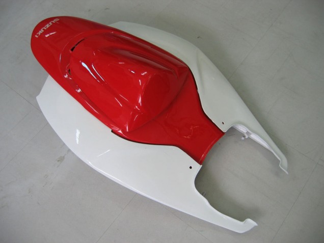 Carénage Moto Suzuki GSXR 600 / GSXR 750 2006-2007 - Blanc Rouge Noir Brillant