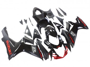 Carénages Moto Suzuki GSXR 600 / GSXR 750 2011-2024 - Noir Gris Rouge Doubler