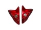 Carénages Moto Suzuki GSXR 600 / GSXR 750 2011-2024 - Rouge Blanc Décalque