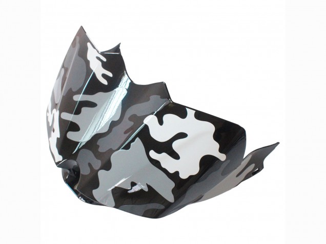 Carénages Moto Yamaha YZF 1000 R1 2007-2008 - Gris Blanc Camouflage Requin