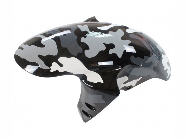 Carénages Moto Yamaha YZF 1000 R1 2007-2008 - Gris Blanc Camouflage Requin