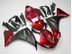 Carénages Moto Yamaha YZF 1000 R1 2009-2011 - Rouge Noir Mat