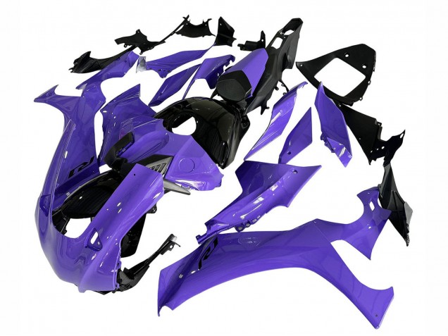 Carénages Moto Yamaha YZF 1000 R1 2020-2025 - Violet Noir Brillant