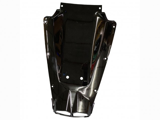 Carénages Moto Yamaha YZF R6S 2006-2009 - Noir Brillant Blanc Décalque