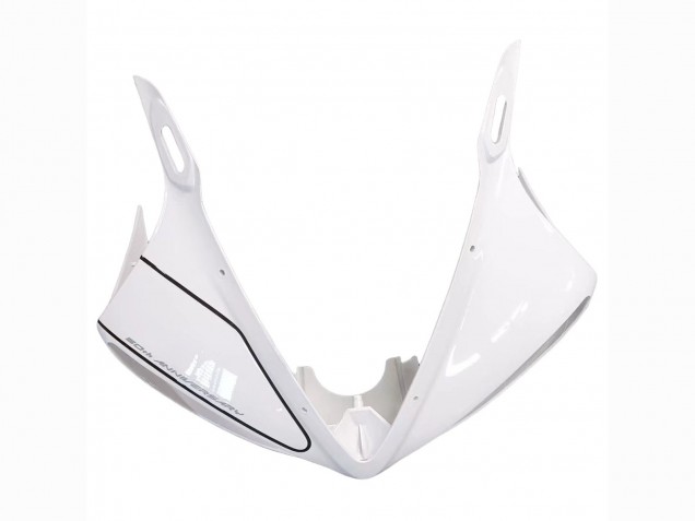 Carénages Moto Yamaha YZF R6S 2006-2009 - Blanc Noir Brillant
