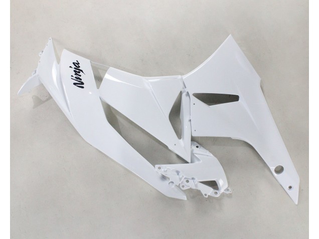 Carénages Moto Kawasaki ZX6R 2009-2012 - Blanc Noir Ninja