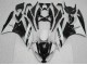 Carénages Moto Kawasaki ZX6R 2009-2012 - Noir Brillant Blanc