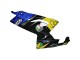 Carénages Moto Aprilia RS125 2006-2011 - Bleu Jaune Noir Requin