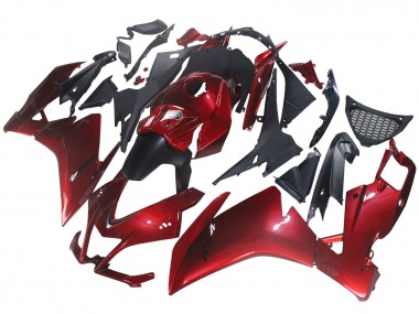 Carénage Moto Aprilia RS4 50 125 2012-2018 - Rouge Noir Mat