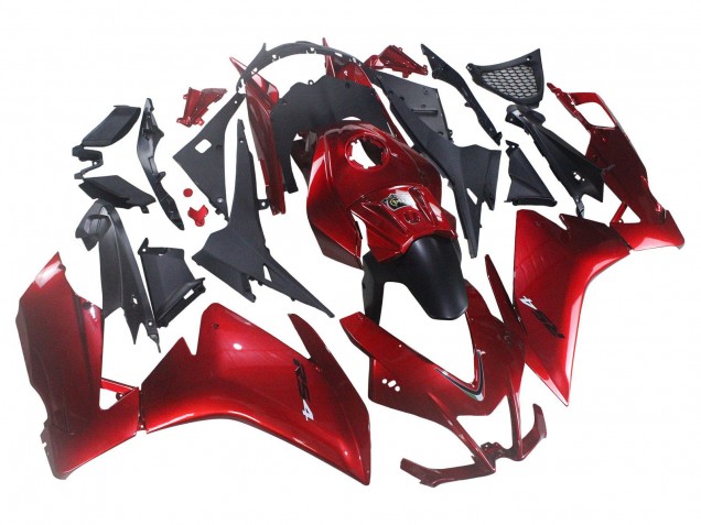 Carénage Moto Aprilia RS4 50 125 2012-2018 - Rouge Noir Mat