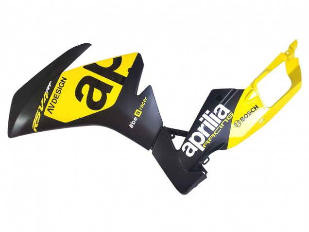 Carénages Moto Aprilia RS4 50 125 2012-2018 - Jaune Noir Mat