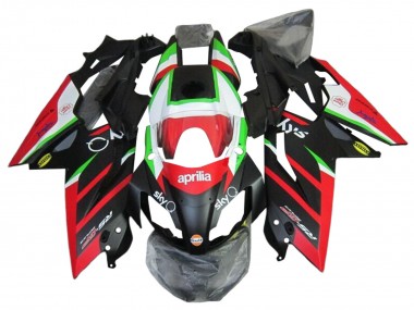 Carénage Moto Aprilia RS4 50 125 2012-2018 - Blanc Rouge Vert Noir Brillant