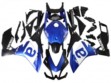 Carénages Moto Aprilia RS4 50 125 2012-2018 - Bleu Blanc Noir Mat
