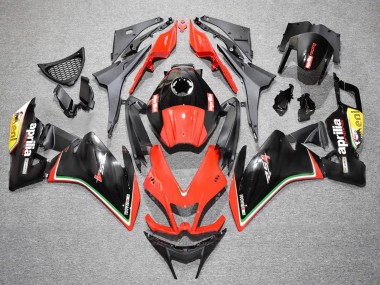 Carénages Moto Aprilia RS4 50 125 2012-2018 - Rouge Jaune Noir Brillant
