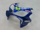 Carénages Moto Honda CBR600 F4i 2004-2007 - Bleu Jaune Vert MoviStar