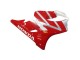 Carénages Moto Honda CBR600 F4i 2004-2007 - Argent Rouge