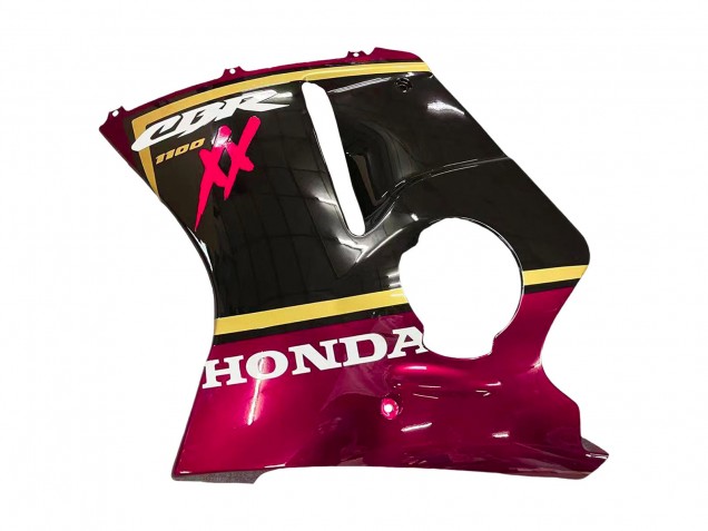 Carénages Moto Honda CBR1100XX Blackbird 1996-2007 - Noir Brillant Rouge Jaune