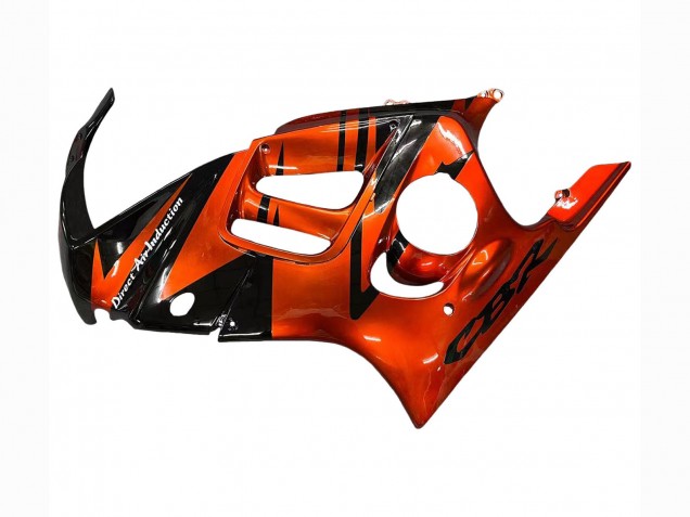 Carénages Moto Honda CBR600 F3 1995-1996 - Orange Noir Brillant