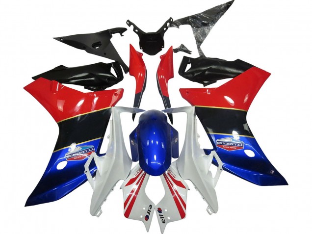 Carénages Moto Honda CBR600F 2011-2013 - Blanc Rouge Bleu Noir Brillant