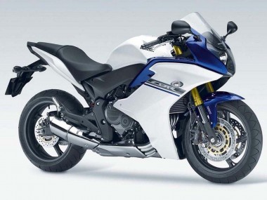 Carénages Moto Honda CBR600F 2011-2013 - Blanc Bleu