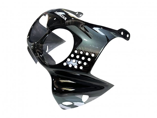 Carénages Moto Honda CBR900RR 893 1992-1993 - Argent Noir Brillant
