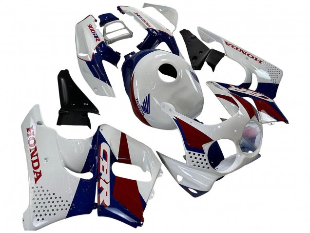 Carénages Moto Honda CBR900RR 893 1992-1993 - Blanc Rouge Bleu Foncé