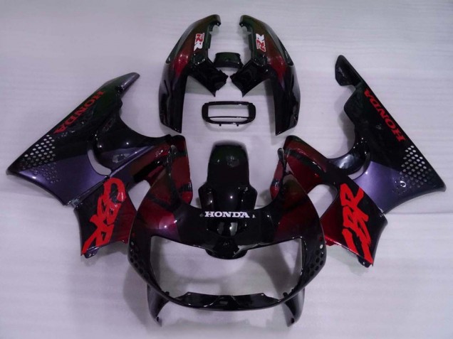 Carénages Moto Honda CBR900RR 893 1994-1995 - Bleu Foncé Rouge Marron Noir Brillant