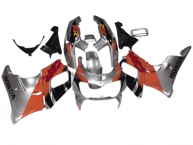 Carénages Moto Honda CBR900RR 893 1994-1995 - Argent Orange Noir Brillant